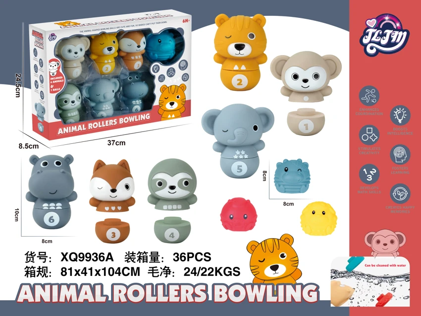 Stackable ball stacking fun animal balls total 7