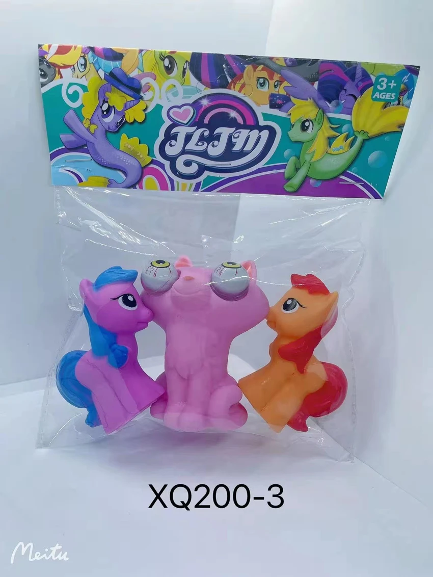 Squeeze eye-popping eco-friendly dolls mixed with 2 conjoined horses