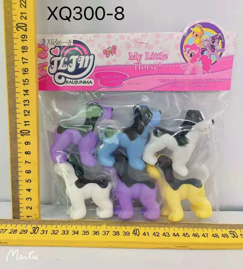 Eco-friendly Rubber Small Dogs, 6-pack