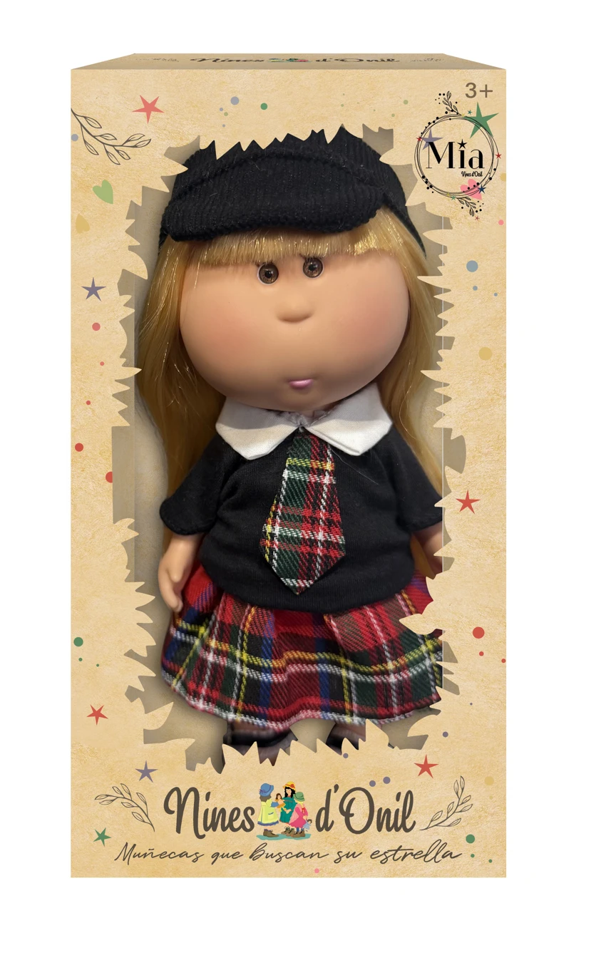 Hot-selling authentic 1:1 fashion 26CM full vinyl Spanish Mia Potato Doll with hanging clothes and name card