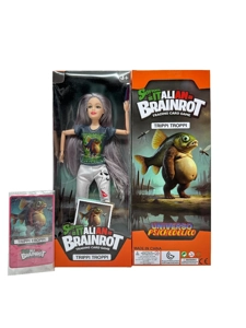 Mattel edition 11.5-inch 12-joint solid body Shanhaijing Beastfish with one card