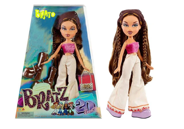 MGA BRATZ Summer Series 10-inch Big Foot Big Thigh Real Body Big Head Bratz Doll with Long Boots