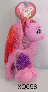 188 fairy cute large horse 1 (assorted), hat, comb