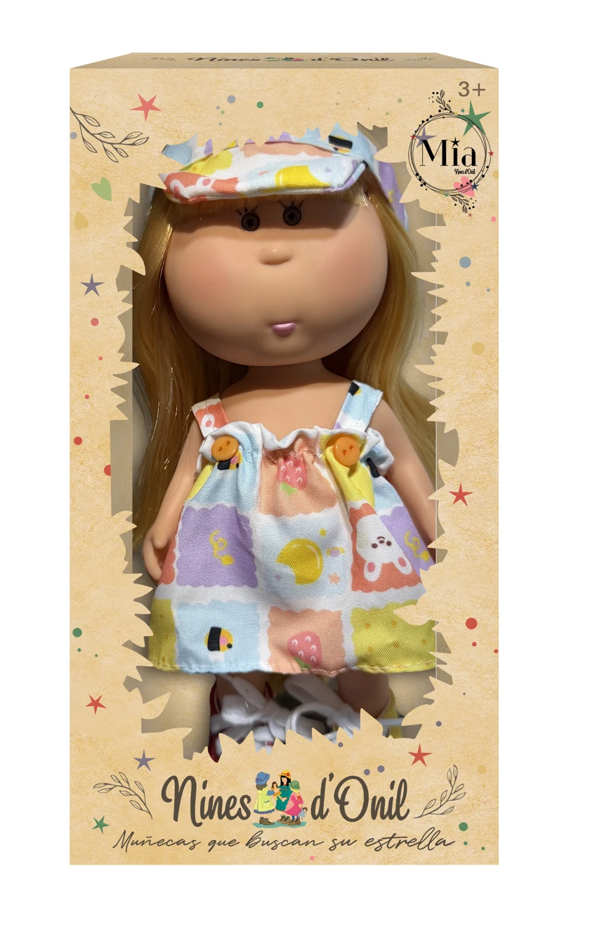 Hot-selling authentic 1:1 fashion 26CM full vinyl Spanish Mia Potato Doll Doll with hanging clothes&nbsp;and&nbsp;business card