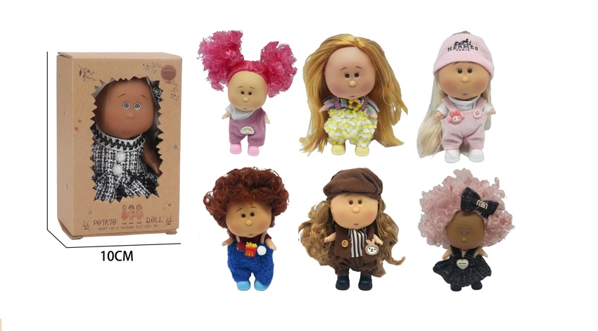 Hot-selling authentic 1:1 fashion 18CM full vinyl Spanish Mia Potato Doll