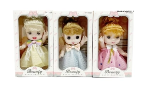 8 inch 24CM fully enameled environmentally friendly 3D real eye beads cute baby peach ball 3 types of mixed pack