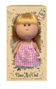Hot-selling authentic 1:1 fashion 26CM full vinyl Spanish Mia Potato Doll Doll with hanging clothes and business card