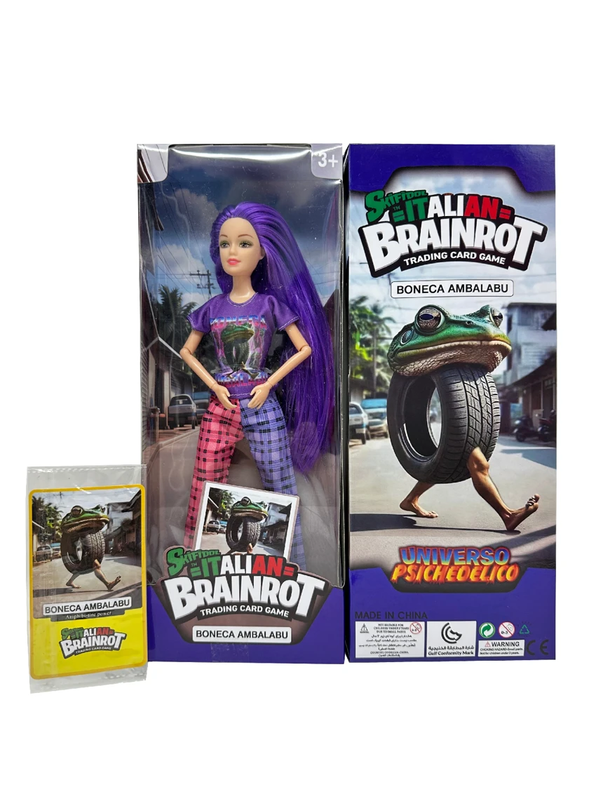 Mattel edition 11.5-inch 12-joint solid body Shanhaijing Tire Frog Person with one card