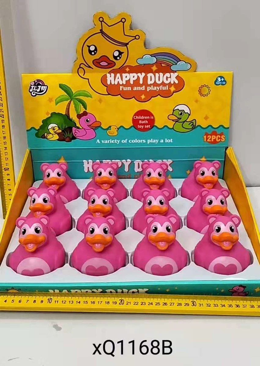 Eco-friendly Medium Heart Ducks, 12-pack