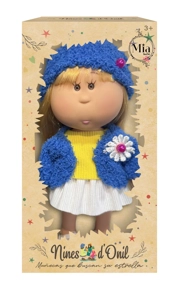 Hot-selling authentic 1:1 fashion 26CM full vinyl Spanish Mia Potato Doll with hanging clothes&nbsp;and&nbsp;name card