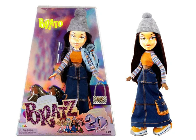 MGA BRATZ Summer Series 10-inch Big Foot Big Thigh Real Body Big Head Bratz Doll with Hat