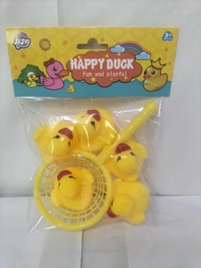 Rubber Small Yellow 5 pieces, Net Scoop