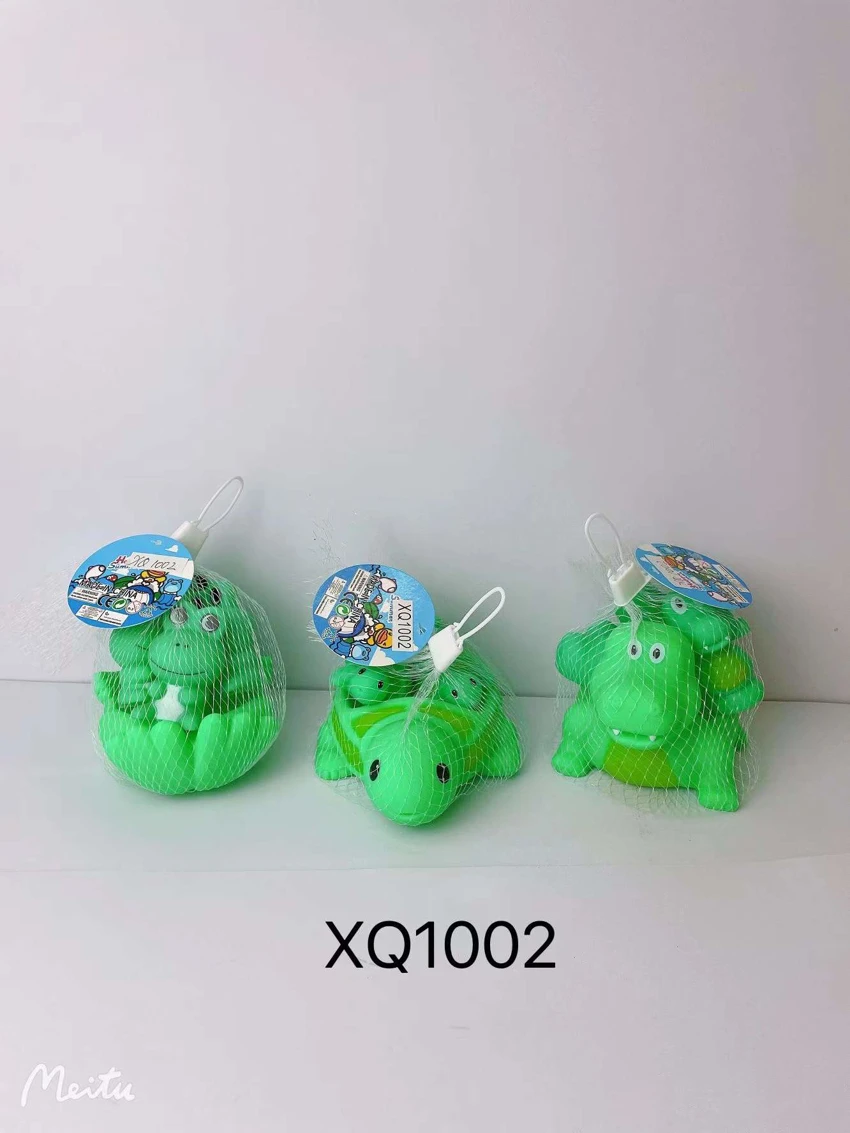 Three mixed outfits of water animals with whistles