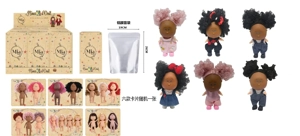 Explosive genuine 1 to 1 fashion 18CM fully enameled Spanish Mia potato doll doll with card 6 models 6PC