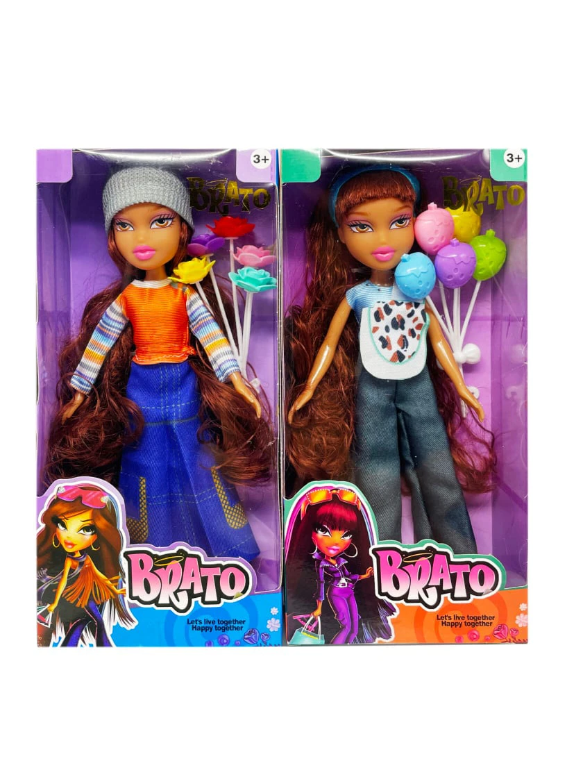 MGA BRATZ Summer Series 10-inch Big Foot Big Thigh Real Body Big Head Bratz Doll with Balloon