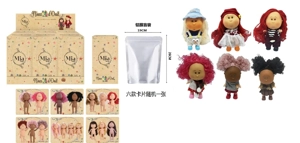 Explosive genuine 1 to 1 fashion 18CM fully enameled Spanish Mia potato doll doll with card 6 models 6PC