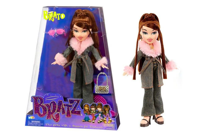 MGA BRATZ Summer Series 10-inch Real Body Big Foot Big Thigh Big Head Bratz Doll with Glasses and Comb