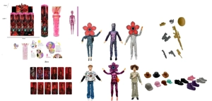 Summer [color-changing in water] 11.5-inch 11-joint realistic doll, Stranger Things Season 5 live-action Barbie with a gold mink card, comes with Stranger Things themed kit, 6 styles, 8-piece mixed pack  