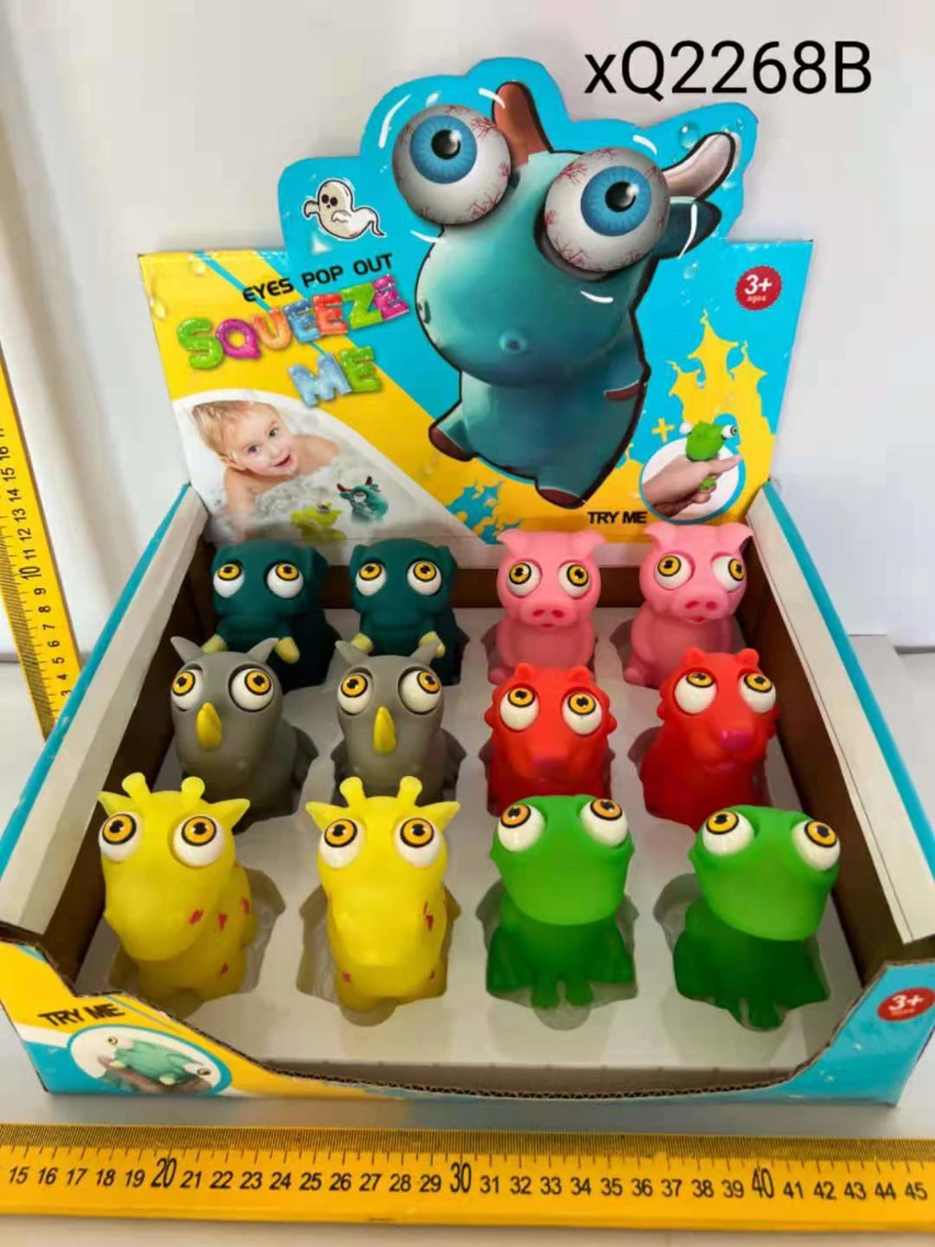 Eco-friendly Stress Relief Plush, 12-pack (multiple styles, random)