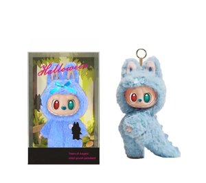 1-to-1 Bubble Mart THE MONSTERS 10th Anniversary Follow ZIMOM Through Time 3.0 Plush Enamel 18cm 24D Real Eyeball Plush Cotton Body Enamel Face Big Boss