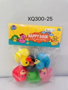 Eco-friendly soft rubber little ducks pack of 6