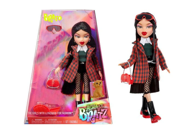 MGA BRATZ Summer Series 10-inch big-foot, big-thigh action doll with big head, comes with long boots