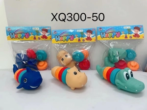 Assembled crocodile, hippo, shark, three types mixed pack