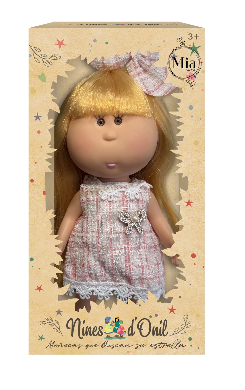 Hot-selling authentic 1:1 fashion 26CM full vinyl Spanish Mia Potato Doll Doll with hanging clothes&nbsp;and&nbsp;business card