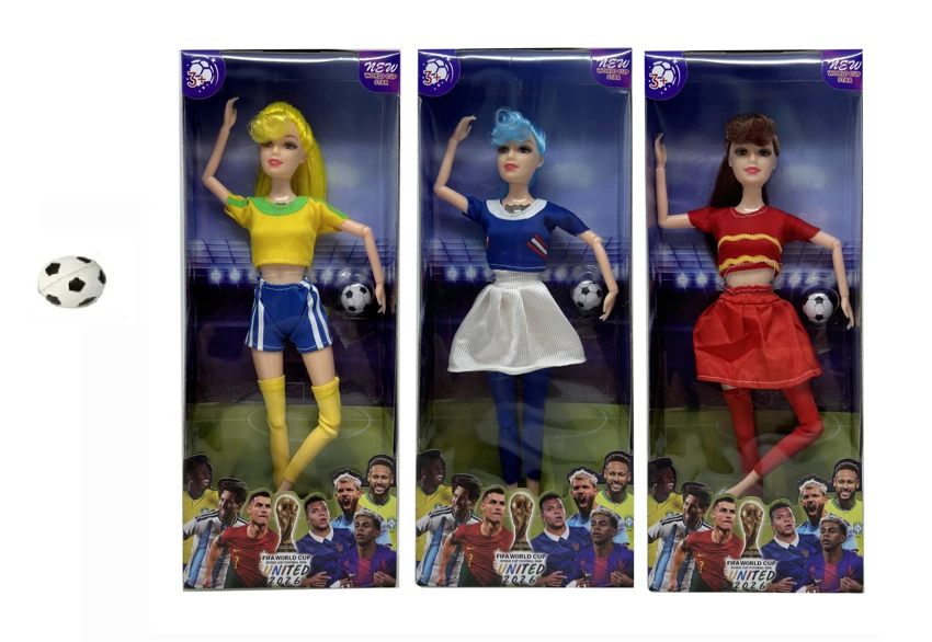 11.5 inch 13 joint real World Cup female star soccer football with football blister cover