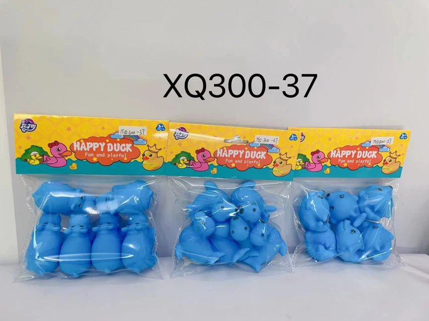 Eco-friendly small water play animals blue pack of 6, mixed pack, dolphins, walrus, sea lion