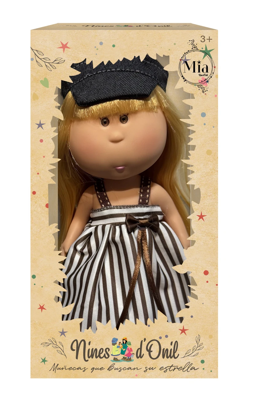 Hot-selling authentic 1:1 fashion 26CM full vinyl Spanish Mia Potato Doll Doll with hanging clothes&nbsp;and&nbsp;business card
