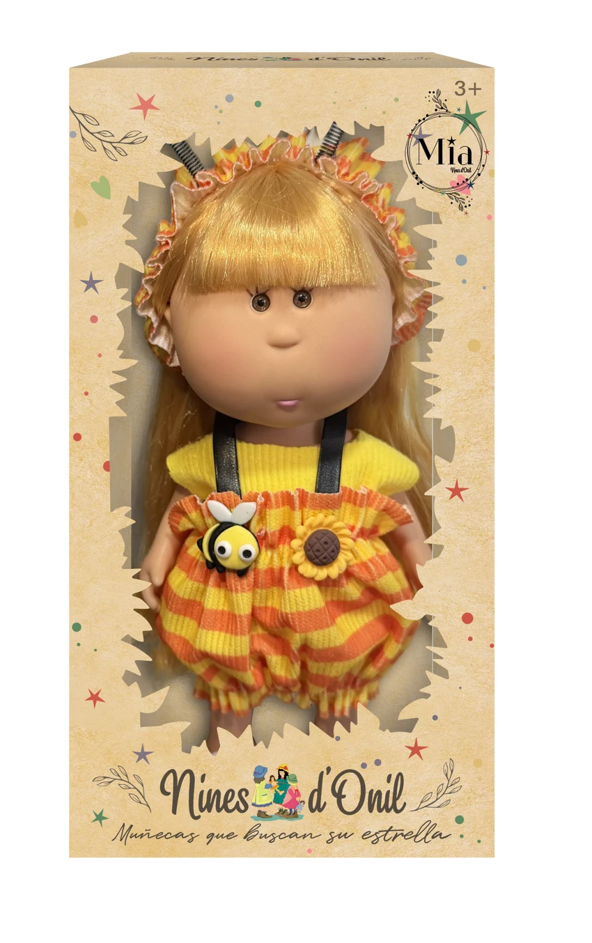 Hot-selling authentic 1:1 fashion 26CM full vinyl Spanish Mia Potato Doll with hanging clothes&nbsp;and&nbsp;name card