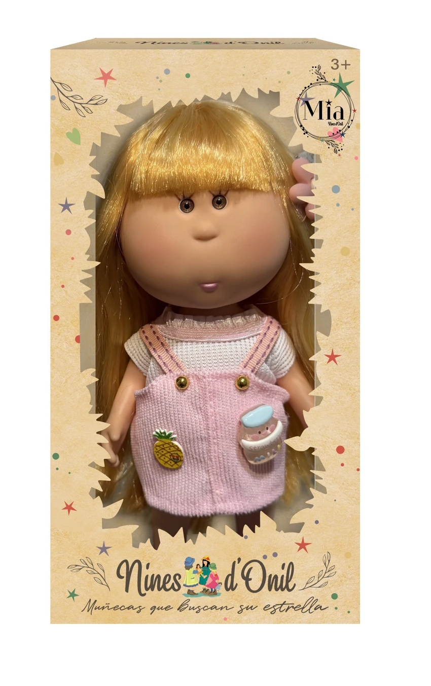 Hot-selling authentic 1:1 fashion 26CM full vinyl Spanish Mia Potato Doll Doll with hanging clothes&nbsp;and&nbsp;business card