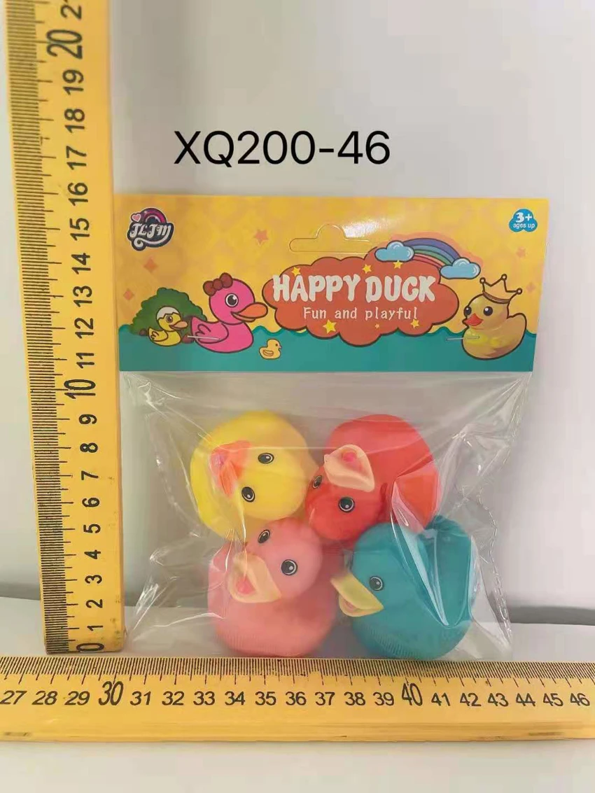 Eco-friendly Rubber Small Ducks, 4-pack