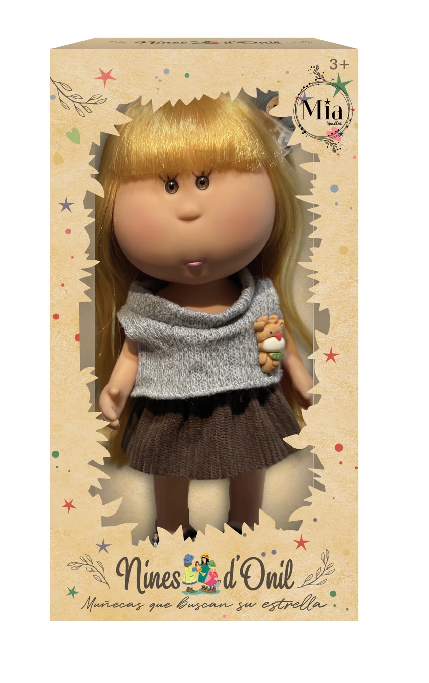 Hot-selling authentic 1:1 fashion 26CM full vinyl Spanish Mia Potato Doll with hanging clothes and name card