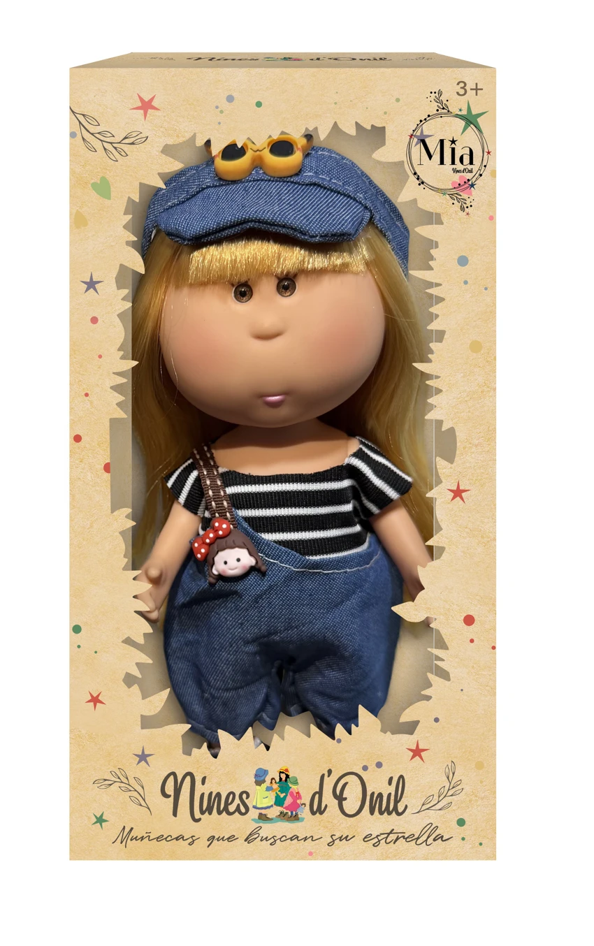 Hot-selling authentic 1:1 fashion 26CM full vinyl Spanish Mia Potato Doll with hanging clothes and name card