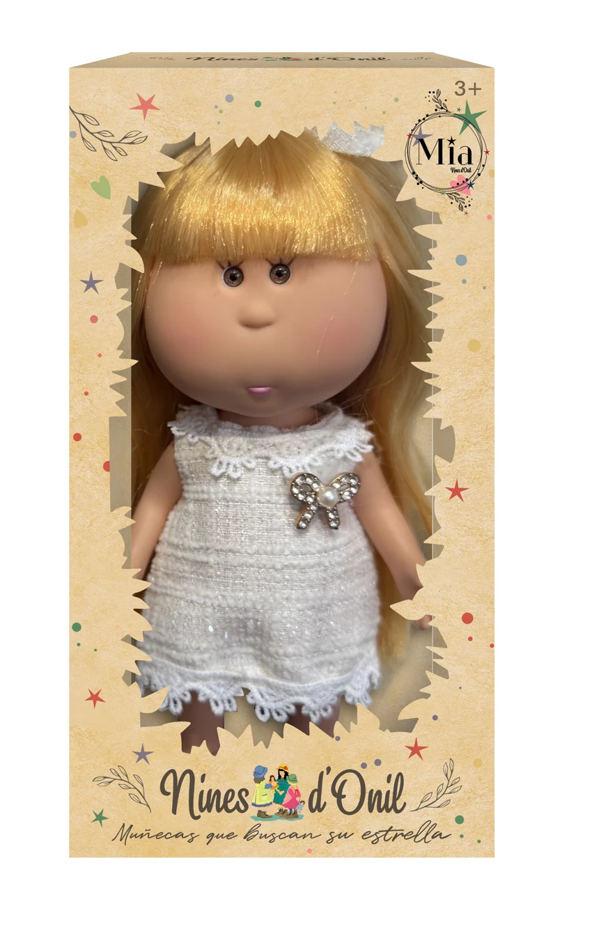 Hot-selling authentic 1:1 fashion 26CM full vinyl Spanish Mia Potato Doll Doll with hanging clothes&nbsp;and&nbsp;business card