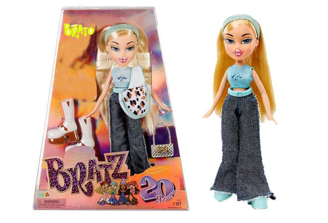MGA BRATZ Summer Series 10-inch Big Foot Big Thigh Real Body Big Head Bratz Doll with Long Boots