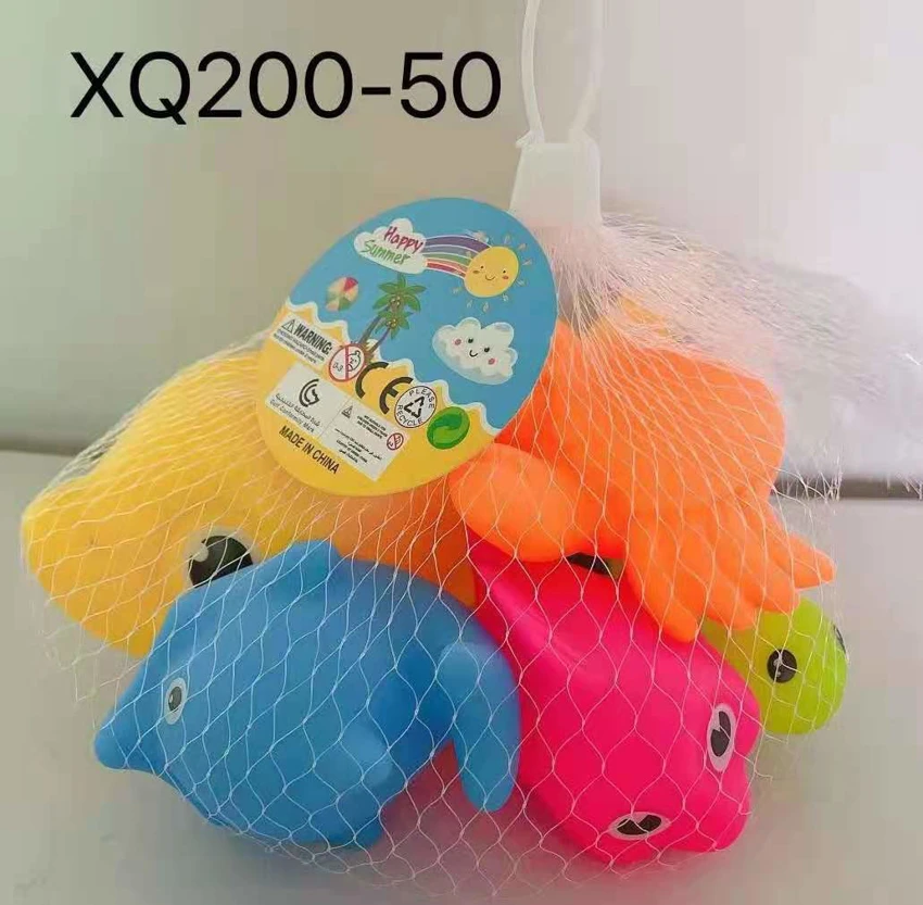 Shark 1 with 4 Sea Animals, 5-pack