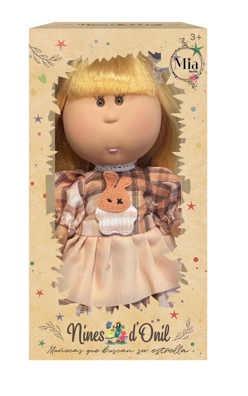 Hot-selling authentic 1:1 fashion 26CM full vinyl Spanish Mia Potato Doll Doll with hanging clothes&nbsp;and&nbsp;business card