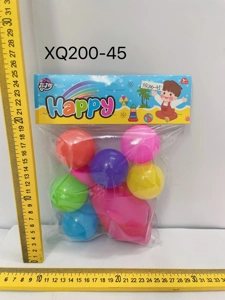 Eco-friendly Rubber Shark 1, Color Balls 6, 7-pack