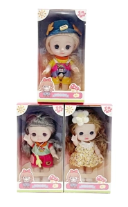 8 inch 24CM fully enameled environmentally friendly 3D real eye beads cute baby peach ball 3 types of mixed pack