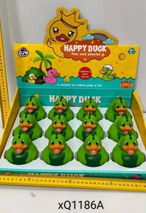 Eco-friendly Medium Dinosaur Ducks, 12-pack