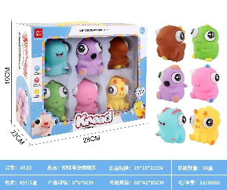 Wide-Eyed Cute Pet Squeeze Toy (Window Box, ABC Mixed Styles)