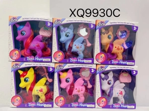 191 unicorn music horse, comb, mirror, bag mixed, next in each box