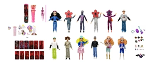 Summer [Color Change in Water] Real Eyes 11.5-inch 11-joint Real Body Stranger Things Season 5 Live-Action Barbie with Golden Mink Card, Includes Stranger Things Theme Accessories, 12 Mixed Styles  