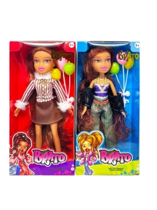 MGA BRATZ Summer Series 10-inch Big Foot Big Thigh Real Body Big Head Bratz Doll with Balloon