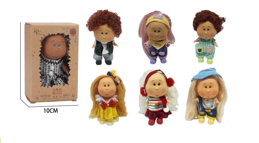 Hot-selling authentic 1:1 fashion 18CM all-rubber Spanish Mia Potato Doll