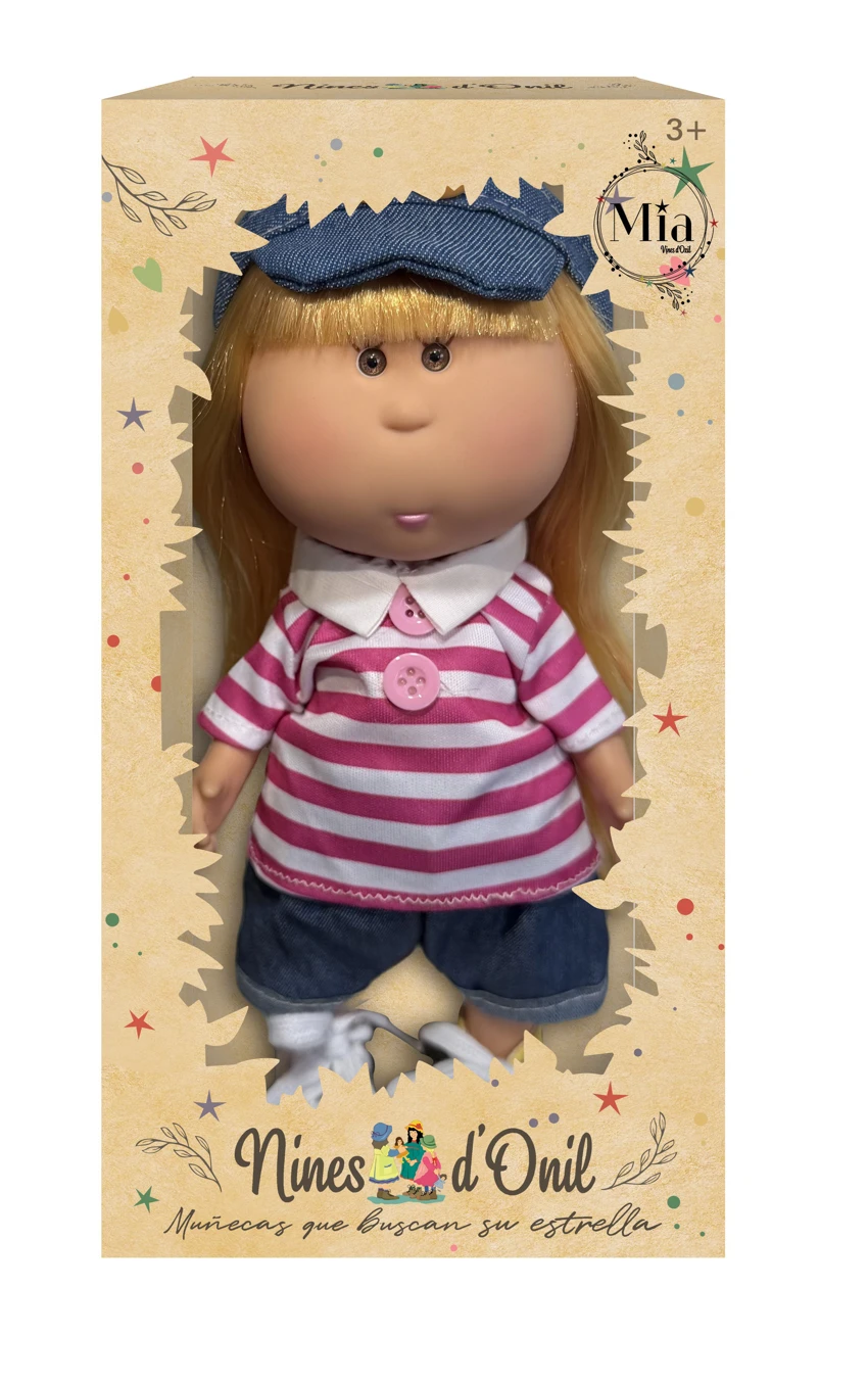 Hot-selling authentic 1:1 fashion 26CM full vinyl Spanish Mia Potato Doll with hanging clothes&nbsp;and&nbsp;name card
