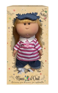 Hot-selling authentic 1:1 fashion 26CM full vinyl Spanish Mia Potato Doll with hanging clothes and name card